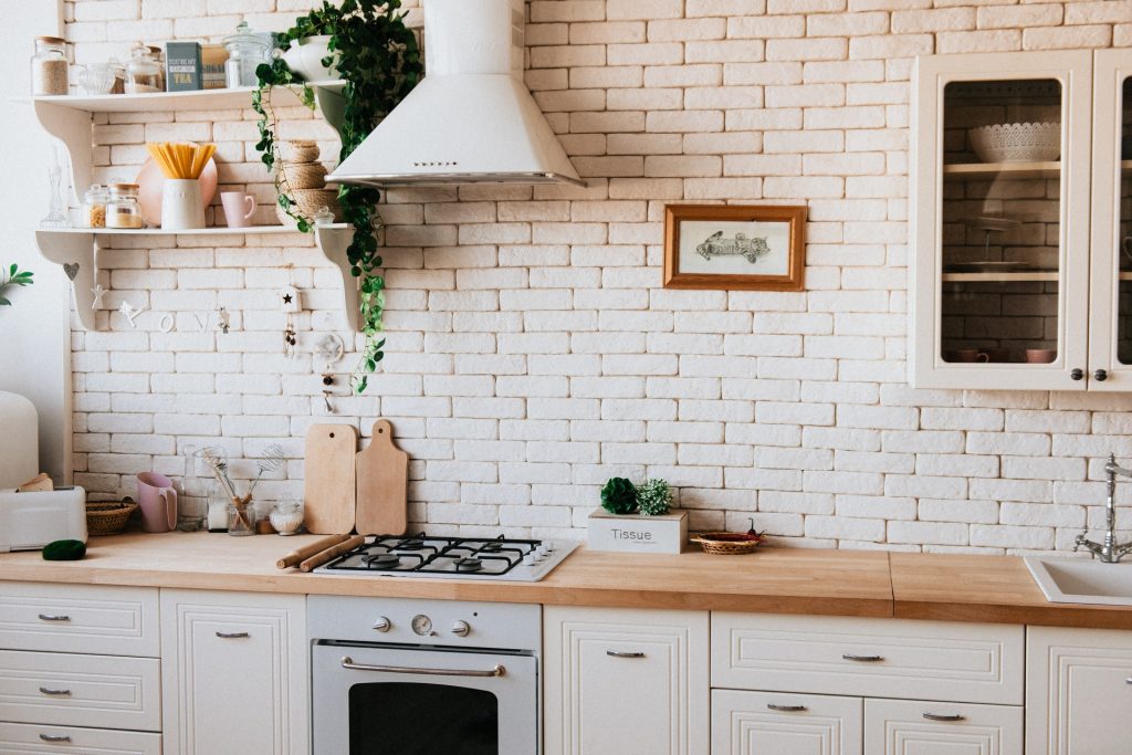 chopping boards near oven under hood 2062426